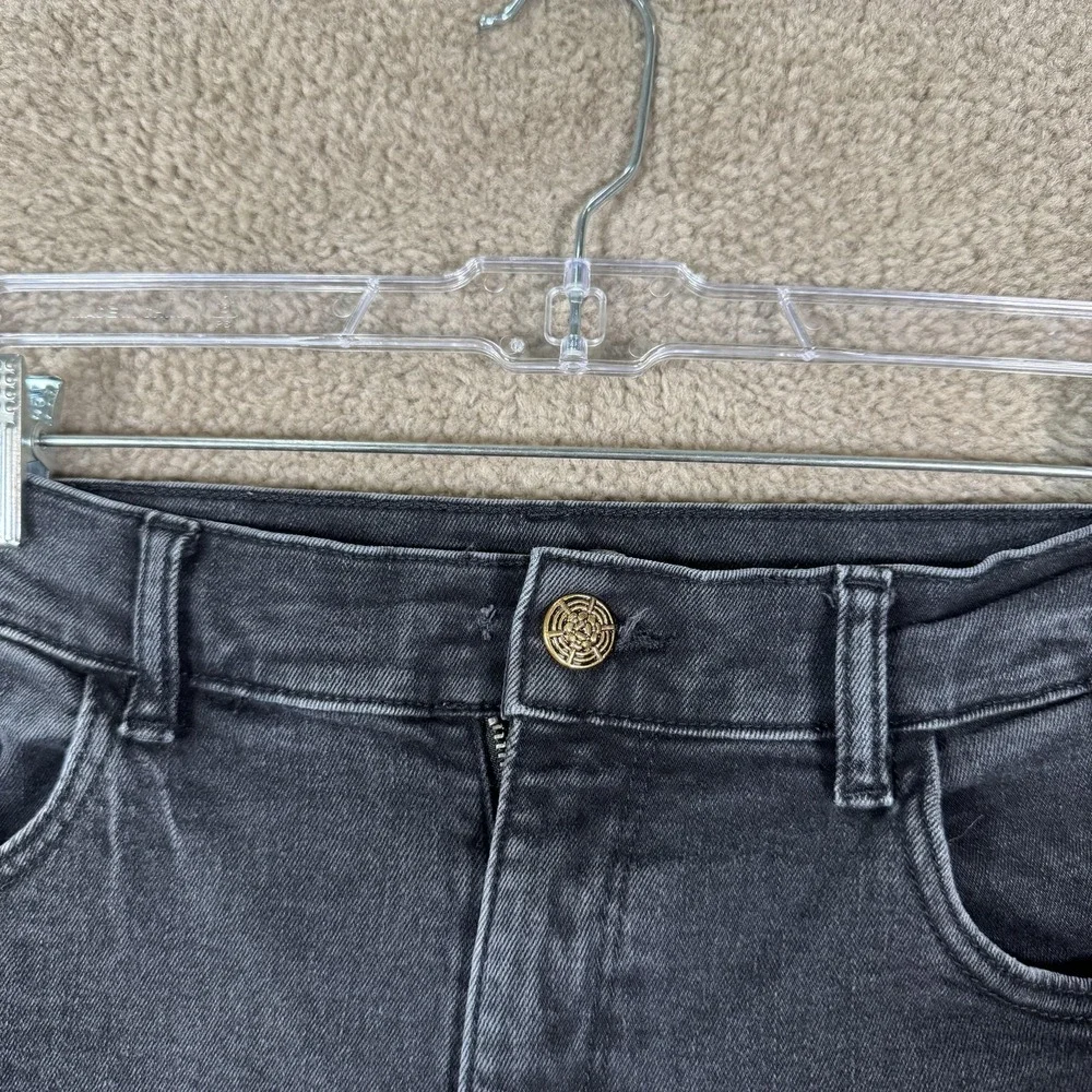 DL1961 Patti Straight Jeans Womens 28 Gray High Rise Vintage Ankle Crop‎ Denim